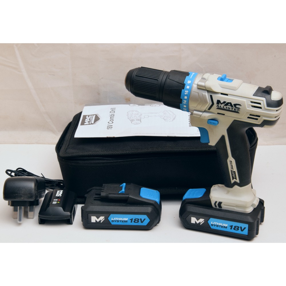 Power X-Change 18V 2X 2Ah Li-Ion Perceuse Sans Fil Combi Kit TE-CD 18/48 LI-I